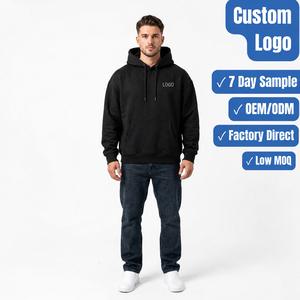 Sudadera con Capucha Personalizada de Alta Calidad con Estampado en Relieve, Sudadera con Capucha Blanca Extra Grande para Hombre, Sudadera con Capucha Lisa con Estampado Puff para Hombre - Product Image 1