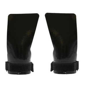 Poignée de gymnastique robuste en cuir réglable avec sangle de poignet renforcée pour un maintien confortable de la paume, idéale pour l'entraînement de force - Product Image 3