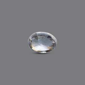 Natural White Zircon Loose Gemstone 4.4 Carat for Fine Jewelry - Product Image 2