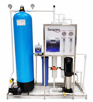 Système de filtration d'eau RO Seazen Premium 500 Lph, équipement de filtration commercial, contrôleur TDS numérique, acier inoxydable, automatique