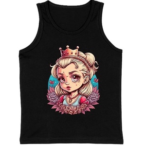 Tops Tanktops 100% cotton s/<b>j</b> 160 gsm solid color, colorful, digital print casual style printed casual supplier from Bangladesh. - Product Image 3