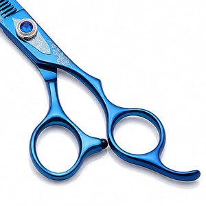 Ciseaux à effiler professionnels en acier inoxydable pour droitiers avec manche en céramique, lames aiguisées à 32 dents pour salon et usage domestique - Product Image 3