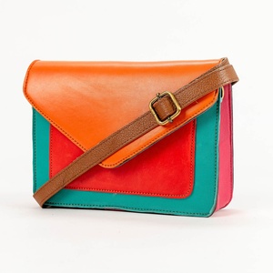 Femmes grande capacité décontracté à la mode été véritable cuir de vachette sac de messager Vintage Patchwork élégant motif spécial - Product Image 1