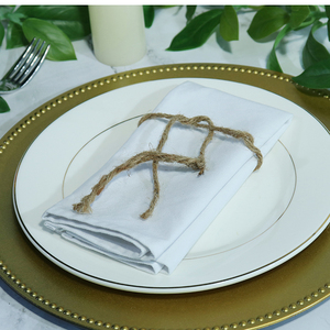 Serviettes en lin de coton violet serviettes de couleur personnalisées de style uni faites à la main pour les repas et les événements de fête de mariage - Product Image 2