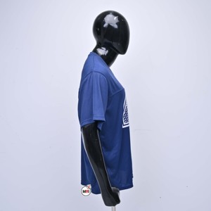 Camiseta Deportiva de Fútbol para Hombre, Cuello en V, Azul, con Número 40 Serigrafiado, Manga Corta, Corte Regular, Estilo Deportivo, Transpirable, de Poliéster - Product Image 3