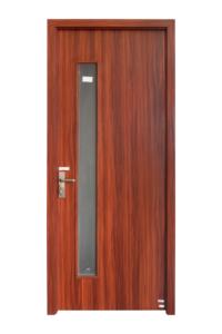 DEWOO Société usine professionnelle personnalisé porte en acier moderne WPC laminé étanche PVC fini manuel pour hôtels maisons - Product Image 6