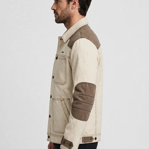 Camisa Chaqueta Deportiva Impermeable de Lona para Hombre, Color Personalizado, con Capucha, Bolsillos Delanteros con Logotipo, Corte Regular, Estilo Invernal - Product Image 5
