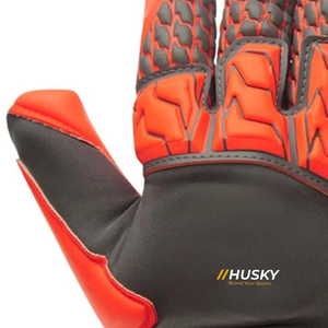HUSKY SPORTSWEAR Warm Full Finger <b>Touchscreen</b> <b>Gloves</b> Black Acrylic Cotton Winter Outdoor Use Jacquard Wrist Length Breathable - Product Image 6
