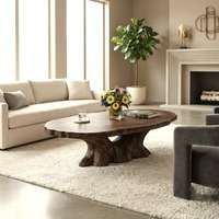 Nouvelle conception, table basse en bois massif 100%, meubles artisanaux, style campagnard américain, décoration de salon, décoration de la maison