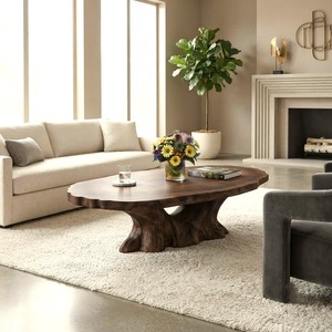 New Design 100% Solid Wooden <b>Coffee</b> <b>Table</b> Furniture Handcraft American Country Style Living Room Home Decor - Product Image 2