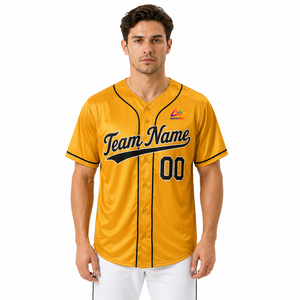 Maillot de baseball moderne conçu pour l'entraînement en équipe et les matchs, offrant un confort durable et des performances fiables pour les joueurs actifs. - Product Image 1