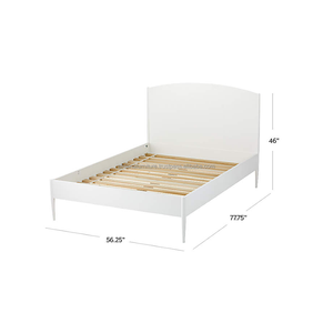 Cama doble minimalista contemporánea para niños, marco de madera de nogal, muebles de interior para dormitorio, escuela, hotel u hospital - Product Image 6