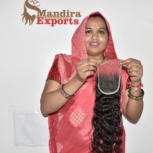 Extensions de cheveux humains ondulés 100 % naturels non traités, qualité HD 4x4, cuticules alignées, cheveux vierges vietnamiens, indiens et cambodgiens - Product Image 5