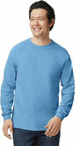 Camisetas lisas 100% algodón al por mayor para hombre, camiseta básica lisa unisex con cuello redondo para hombre - Product Image 2