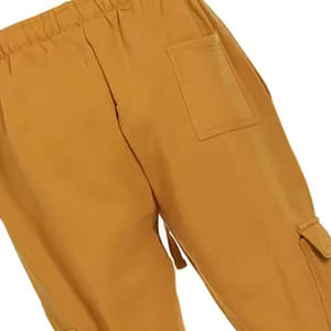 Nouveau pantalon de jogging décontracté pour homme, taille mi-haute, 100 % coton, infroissable, multi-poches, braguette zippée, streetwear de haute qualité, en promotion - Product Image 3