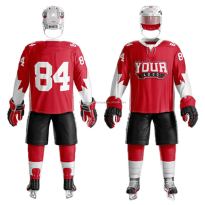 Best Selling Men's Ice Hockey Wear Eco-friendly 100% Polyester High Quality Custom Logo Printing Latest Design Sets OEM Team - Product Image 1
