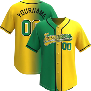 เสื้อเบสบอลแบบกำหนดเองประสิทธิภาพสูง งานพิมพ์แบบซับลิเมชั่นอย่างแม่นยำ โพลีเอสเตอร์ 100% ระบายอากาศได้ดี แห้งเร็ว ทนทานต่อความชื้น ตะเข็บเย็บอย่างแข็งแรง - Product Image 1