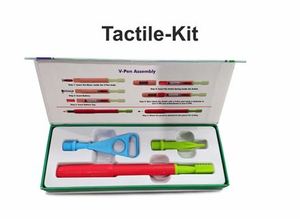 Medilab India Tactile Stimulation Kit V Pen Assembly Therapy Training <b>Tool</b> with <b>Foam</b> Insert Storage <b>Box</b> Custom Packaging - Product Image 6