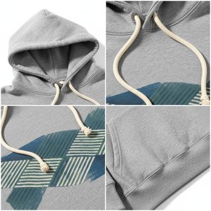 Sudadera con Capucha Unisex de Diseño Personalizado de Fábrica, MOQ Bajo, Estilo Urbano, con Bolsillo y Dobladillo Acanalado, 100% Algodón Felpa, Transpirable, 380g, Ecológica - Product Image 4