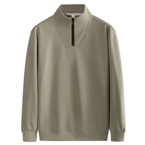 Sudadera Personalizada de Manga Larga con Media Cremallera – Prenda Informal Transpirable para Adultos |   Calidad Premium Hecha en Pakistán - Product Image 2