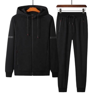 New Arrival Men's Full Front Zipper Hood & Pants Homme Sweat Suit Melegito Training Wear Trenerka Spordidress Traningsoverall - Product Image 5