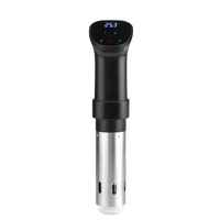 Sudex 1800W Cuiseur à bain-marie en acier inoxydable de haute qualité avec réglage précis de la température, minuterie numérique et moteur DC sans balais
