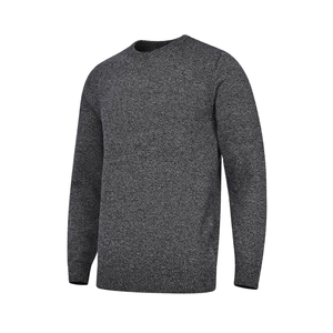 Pull à col rond pour homme, 100% coton, motif à pois, manches longues, doux, respirant, décontracté, pour l'hiver - Product Image 1