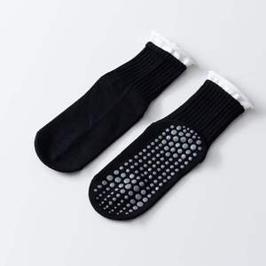 Calcetines de algodón suave estilo coreano con puño plegado y amortiguación de rizo, colores pastel, venta al por mayor, fabricante ODM de Vietnam - Product Image 4