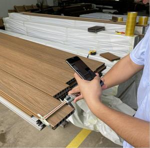 Modern Wood <b>Plastic</b> Composite Decking Boards Landscaping Outdoor <b>Flooring</b> Long Lasting Solution - Product Image 4