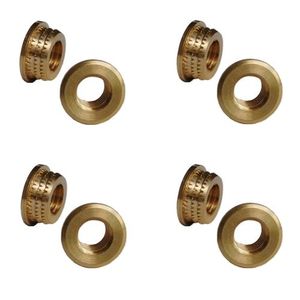 Écrou hexagonal en laiton de haute qualité à micro-inserts multiples, usiné CNC pour fixation sécurisée, usage industriel, tailles personnalisables - Product Image 3