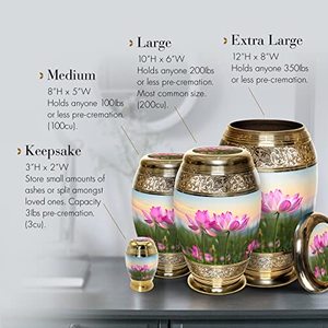 Traditional Brass <b>Keepsake</b> Funeral Urn <b>Memorial</b> Ash Container Crafted With Refined Smooth Finish And Secure Closure - Product Image 6