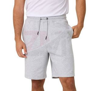 Shorts Bermuda Décontractés pour Hommes de Haute Qualité en Coton Tissé avec Cordon de Serrage Tendance, Poche Latérale Arrière, Teint Uni, Embout Métallique - Product Image 2