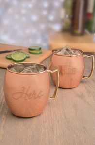 Mug à Moscow Mule en cuivre avec poignée, gobelet classique en métal pour cocktails - Product Image 4
