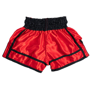 Wholesale Customizable Muay Thai Training Shorts for Men Adults-<b>100</b>% Silk/<b>Polyester</b> Heat-Transfer Printed Breathable - Product Image 2