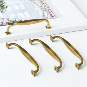 OEM Available Luxury Zinc Alloy <b>Gold</b> Bow Durable Eco-Friendly Cabinet Handles Furniture <b>Pull</b> for <b>Drawer</b> Kitchen Bathroom - Product Image 3