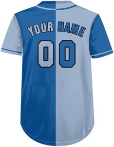 Custom Your Own Design Baseball Shirts Embroidery Print Logo Adult Sublimated Button <b>Down</b> Blank Baseball Jerseys - Product Image 3