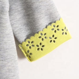 Túnica súper bonita y cómoda para niñas hecha de algodón elástico suave con características escote amor corazón motivo perforado adornos para niños - Product Image 5