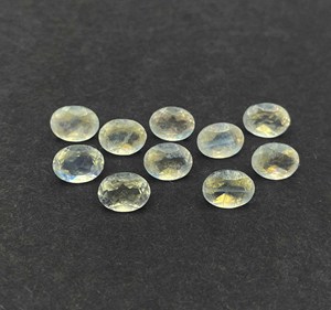 มูนสโตนสีรุ้งธรรมชาติ รูปไข่ ขนาด 6*8 มม.  รับรองโดย IGI สำหรับทำเครื่องประดับ - Product Image 6