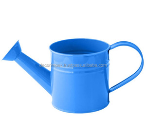 Arrosoir en bleu avec bec et poignée en acier inoxydable pour une durabilité supplémentaire, jardinage, outils - Product Image 5
