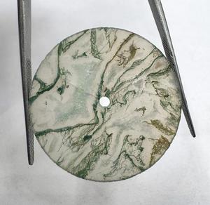 Esfera de Reloj de Ágata Musgosa Natural de 31.50mm y 0.70mm, Piedra Dendrítica Verde, Esfera de Reloj Personalizada de Lujo - Product Image 5