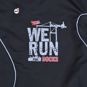 Chaqueta Cortavientos con Capucha Negra para Hombre, con Logotipo Estampado en la Parte Delantera, Cierre de Cremallera, Estilo Deportivo, Ropa de Abrigo de Otoño, Material de Poliéster - Product Image 4