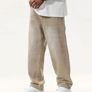 Pantalon ample et confortable pour homme, coupe droite décontractée, style streetwear quotidien, vêtements de mode en gros - Product Image 2