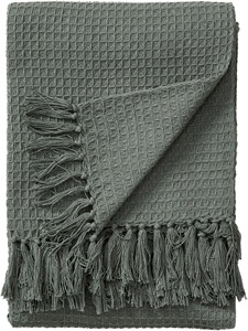 Eco-Friendly 100% Cotton Woven Throw Blanket European Style <b>Stripe</b> Pattern All-Season Use Machine Washable Sizes Colors - Product Image 6
