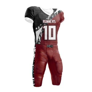 New Design Custom American Football Uniform with Protective Features Lightweight Breathable Design Customized Fabric - Product Image 6