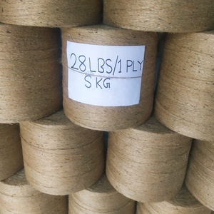 Fil de jute recyclé 100% de haute qualité 28lbs/1 pli motif brut du Bangladesh pour tricoter tissage couture et tricot à la main - Product Image 6