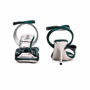 Seagreen FN6022 Fancy <b>Bridal</b> Sandal Elegant <b>Wrap</b> Design for Brides - Product Image 2