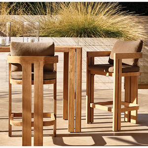 Conjuntos de Mesa de Bar, Muebles de Patio Personalizables, Muebles de Jardín de Madera de Teca, Conjunto de Mesa y Sillas para Exteriores - Balmain - Product Image 1