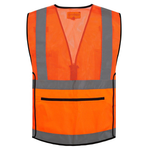Gilet de sécurité réfléchissant professionnel, gilet de patrouille haute visibilité, veste de sécurité en maille respirante - Product Image 2