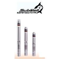 Bomba de Agua Sumergible de Alta Presión, Trifásica, de Acero Inoxidable, Multietapa, 0.75 HP, Salida de 1 1/4, para Riego, 1.2M