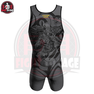 Nueva Llegada, Trajes de Lucha Ligeros de la Más Alta Calidad, Ropa de Artes Marciales de Spandex y Poliéster Estampado con Cuello Redondo - Product Image 2